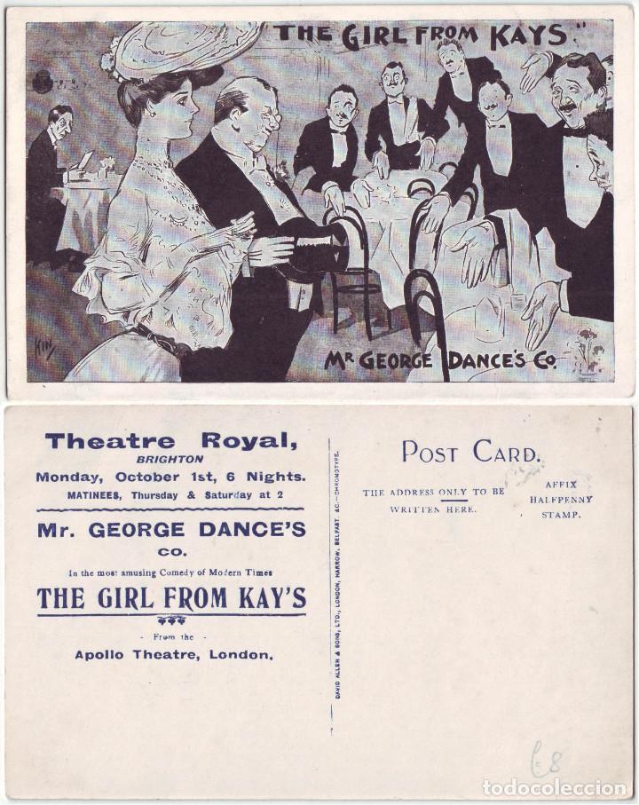 Postcards: Girl From Kay's (Theatre Royal, Brighton)_David Allen & Sons