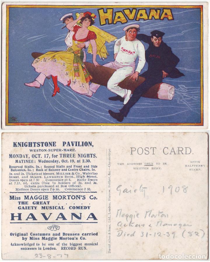 Postcards: Havana (Knightstone Pavilion, Weston-Super-Mare)_David Allen & Sons