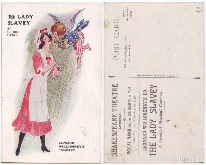 Postales: Lady Slavey (Shakespeare Theatre, Liverpool)_David Allen & Sons