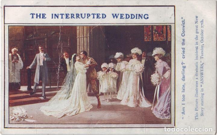 Cartoline: Answers (The Interrupted Wedding)_David Allen & Sons