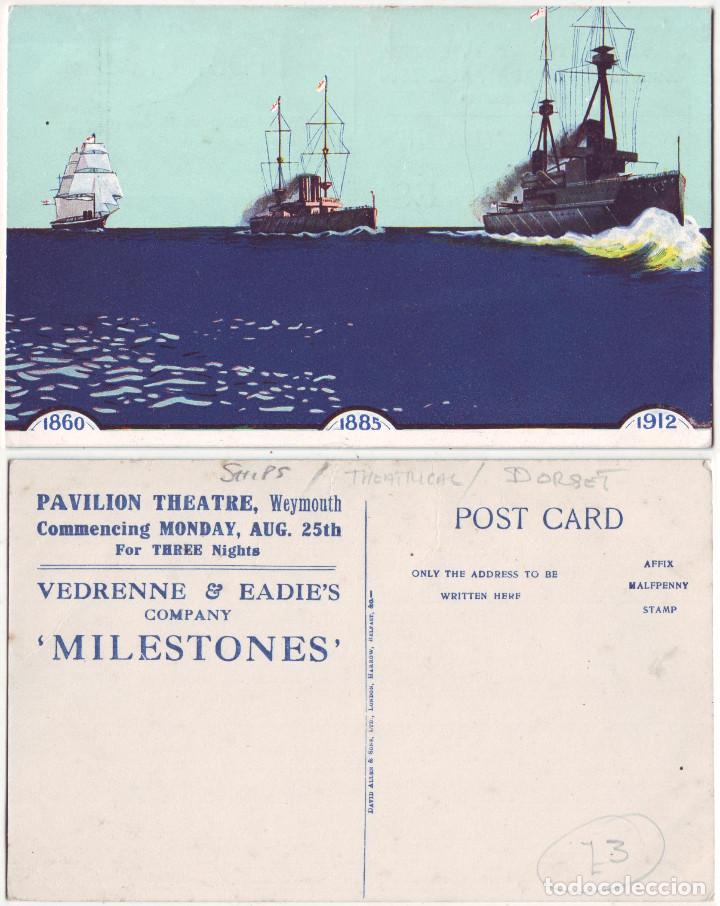 Cartoline: Milestones (Pavilion Theatre, Weymouth)_David Allen & Sons