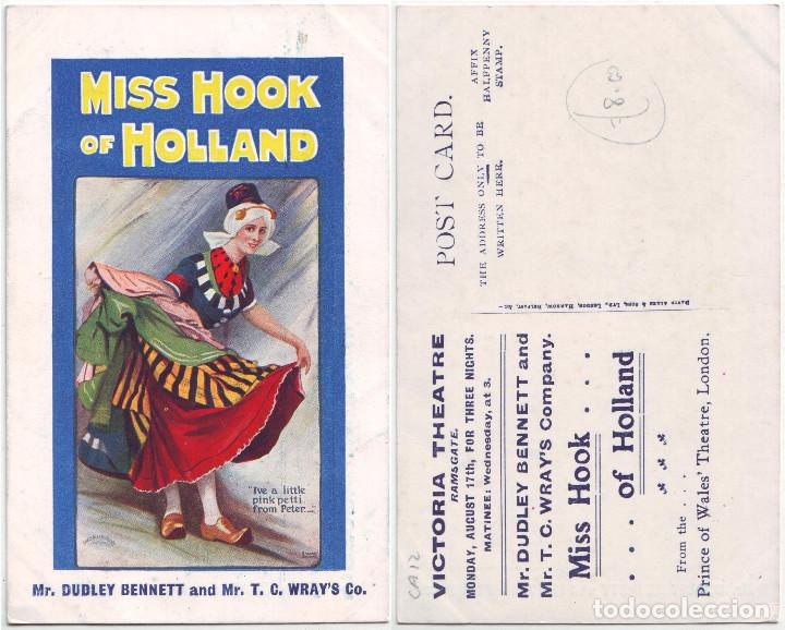 Cartoline: Miss Hook of Holland (Victoria Theatre, Ramsgate)_David Allen & Sons