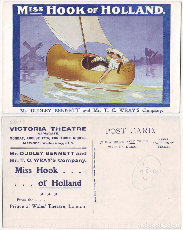 Cartoline: Miss Hook of Holland (Victoria Theatre, Ramsgate)_David Allen & Sons