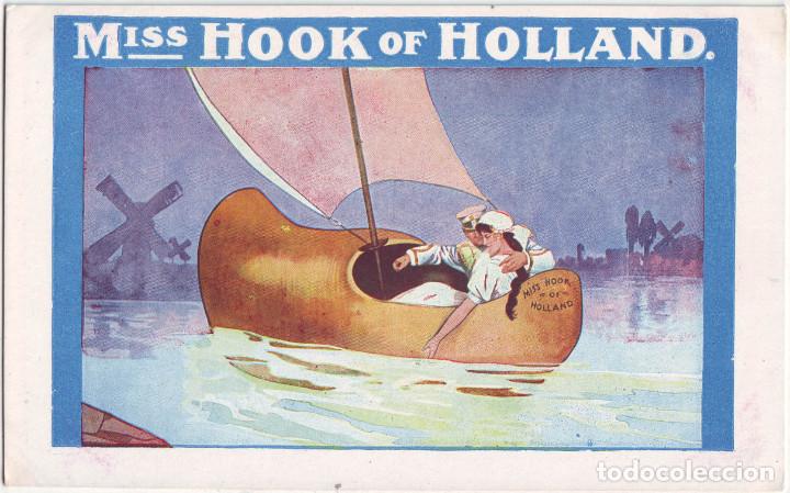 Cartoline: Miss Hook of Holland_David Allen & Sons