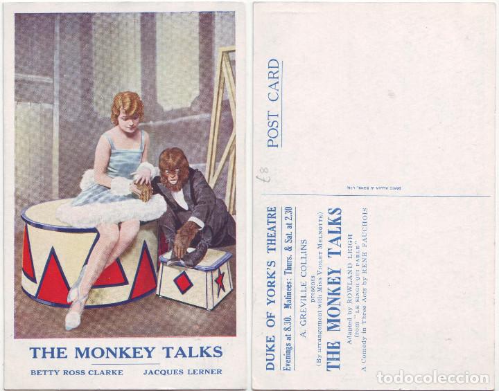 Postales: Monkey Talks, The (Duke of York's Theatre)_David Allen & Sons