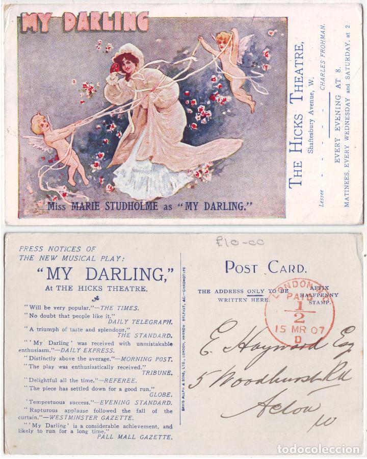 Postales: My Darling (Hicks Theatre)_David Allen & Sons