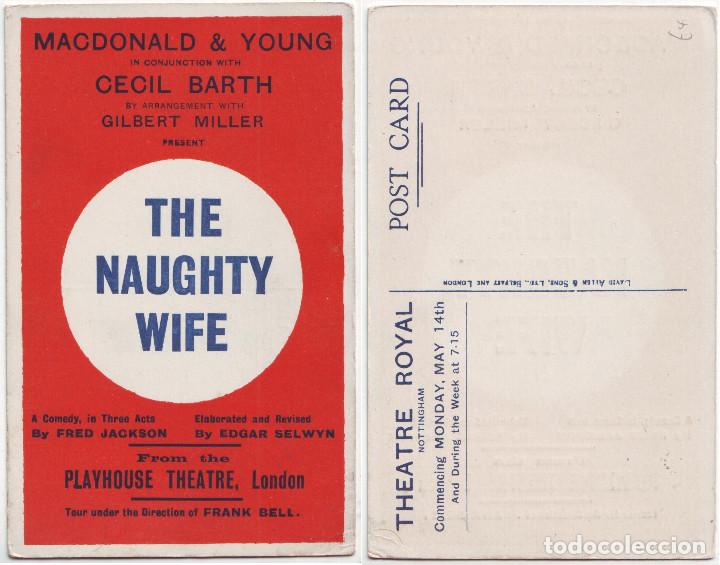 Postales: Naughty Wife, The (Theatre Royal, Nottingham)_David Allen & Sons