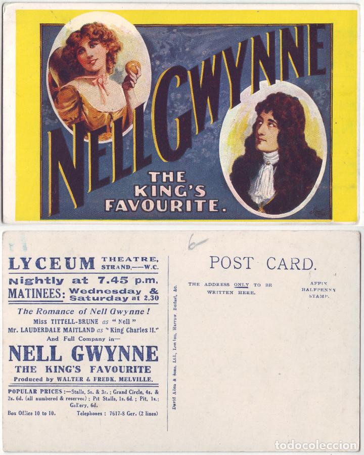 Cartoline: Nell Gwynne (Lyceum Theatre, Strand)_David Allen & Sons