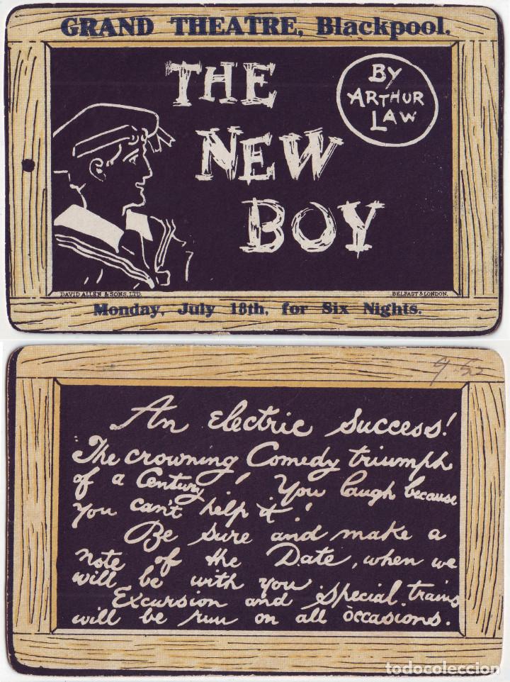 Postcards: New Boy, The (Grand Theatre, Blackpool)_David Allen & Sons