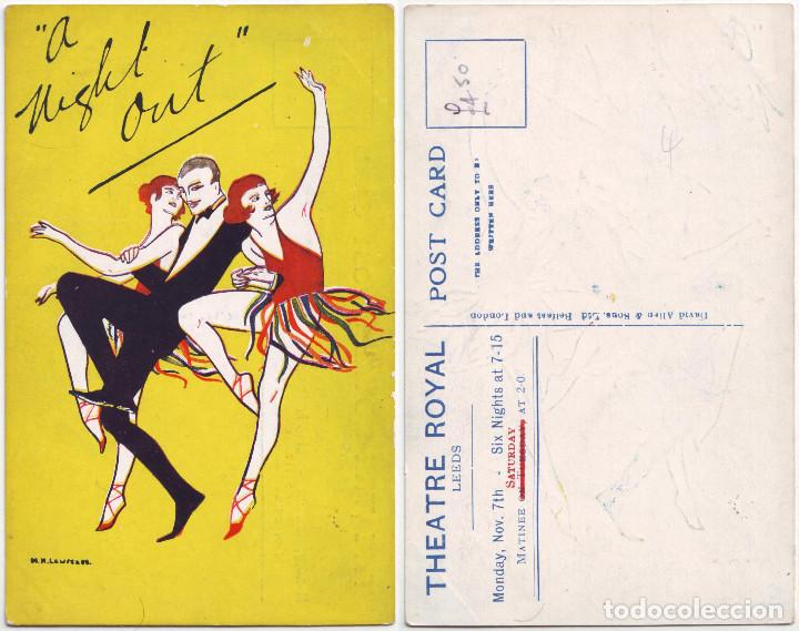 Postcards: Night Out, A (Theatre Royal, Leeds)_David Allen & Sons