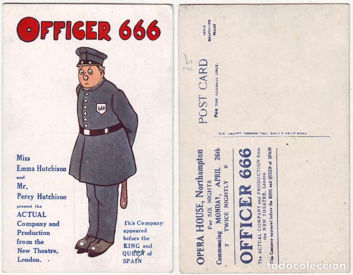 Postcards: Officer 666 (Opera House, Northampton)_David Allen & Sons