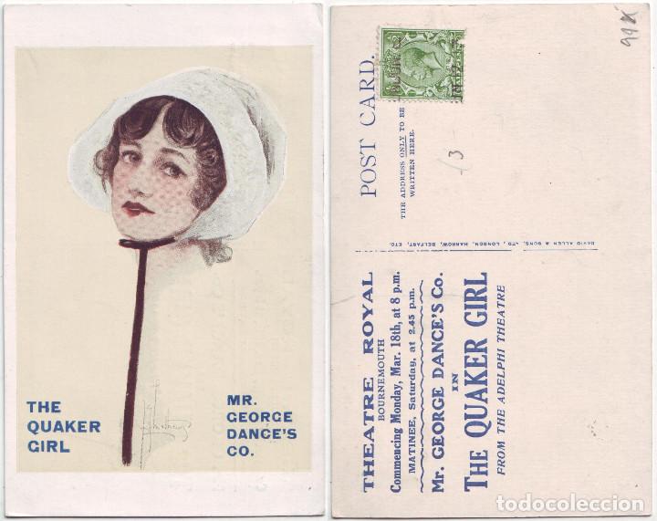 Postcards: Quaker Girl, The (Theatre Royal, Bournemouth)_David Allen & Sons