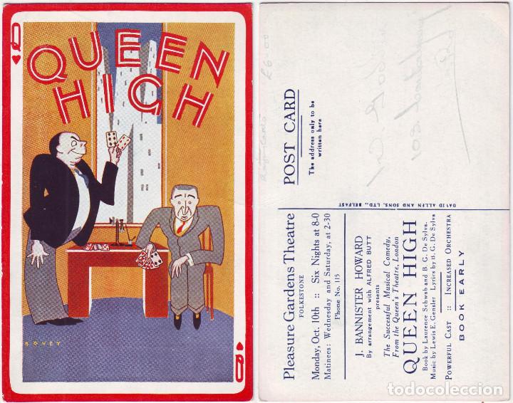 Postcards: Queen High (Pleasure Gardens Theatre)_David Allen & Sons