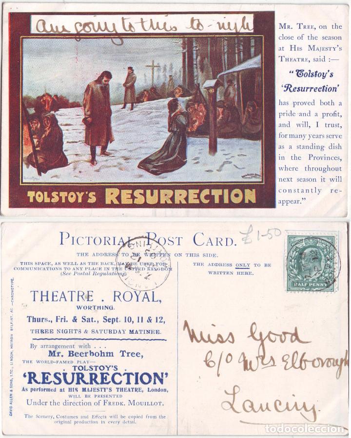 Postcards: Resurrection (Theatre Royal, Worthing)_David Allen & Sons