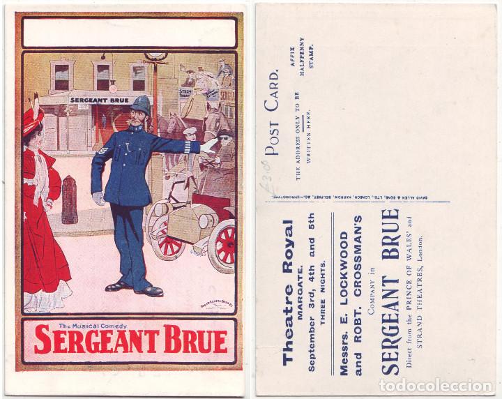 Postcards: Sergeant Brue (Theatre Royal, Margate)_David Allen & Sons