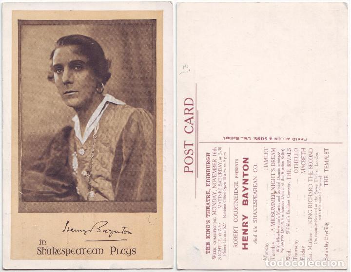 Postcards: Shakespearean Plays (The King's Theatre, Edinburgh)_David Allen & Sons