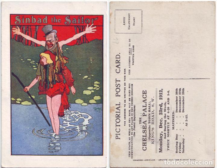 Postcards: Sinbad the Sailor (Chelsea Palace)_David Allen & Sons