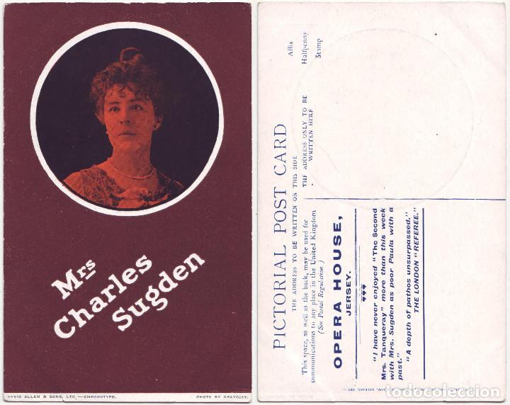 Postcards: Sugden, Charles Mrs. (Opera House, Jersey)_David Allen & Sons