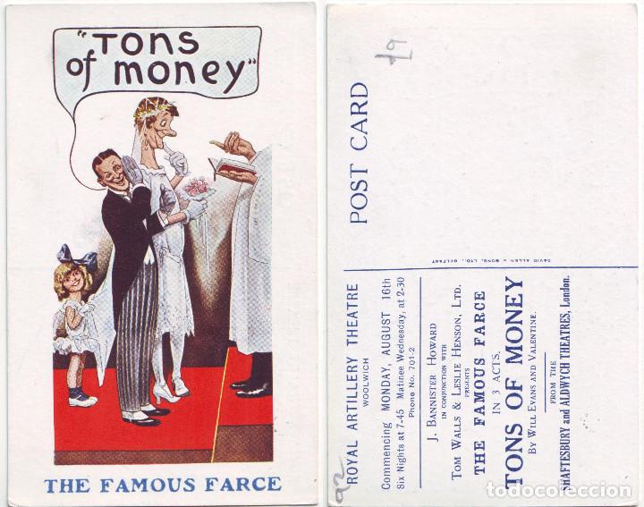 Cartes Postales: Tons of Money (Royal Artillery Theatre, Woolwich)_David Allen & Sons b