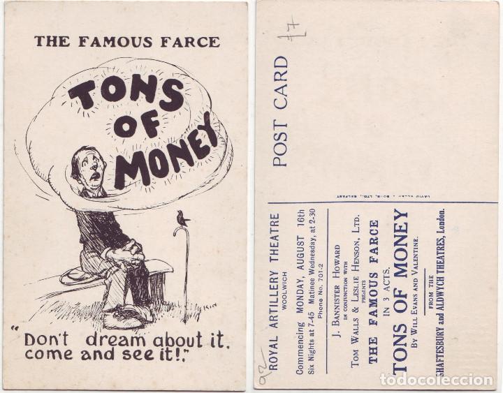 Cartes Postales: Tons of Money (Royal Artillery Theatre, Woolwich)_David Allen & Sons