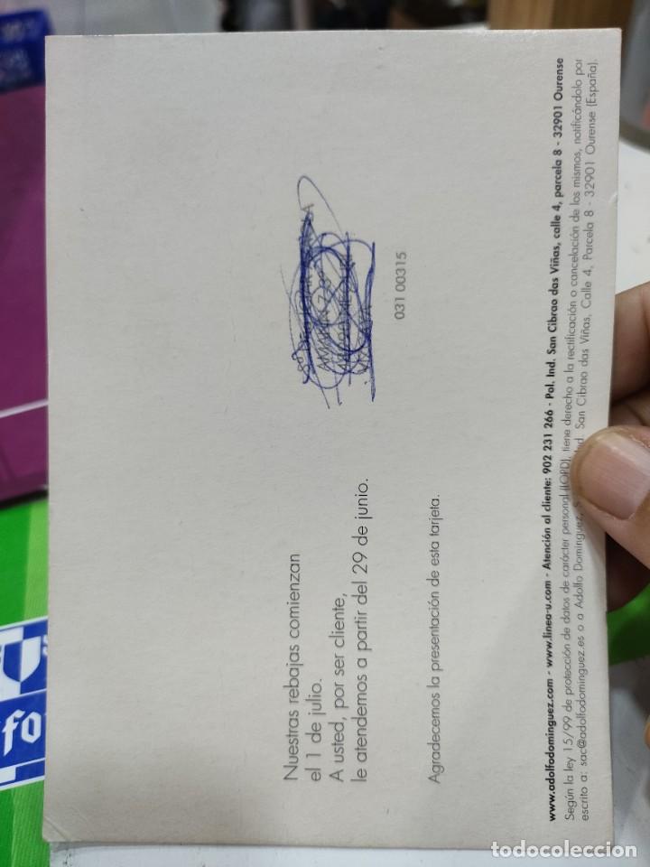 Postales: Postal ADOLFO DOMINGUEZ - Foto 2