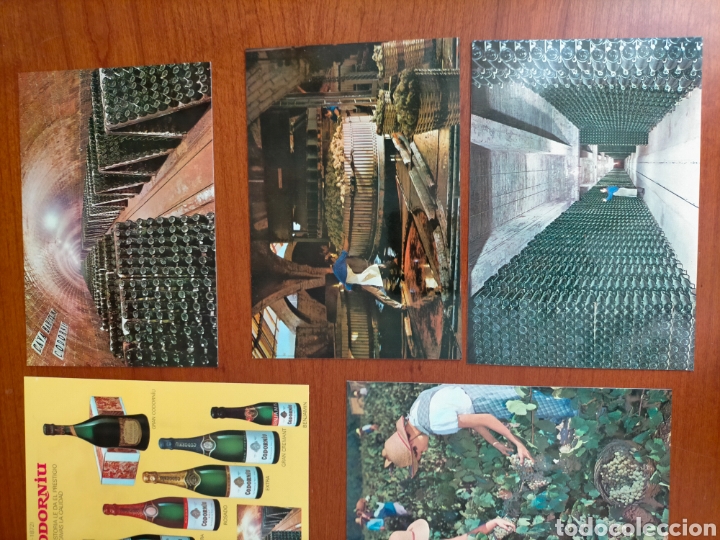 Postales: Set de 8 postales de Bodegas CAVAS CODORNIU a&ntilde;os 70 - Foto 3