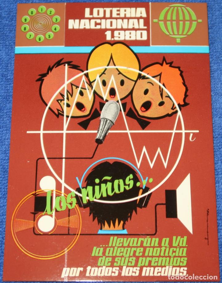 Postkarten: Loter&iacute;a Nacional - Los Ni&ntilde;os de San Idelfonso (1980) &iexcl;Impecable!