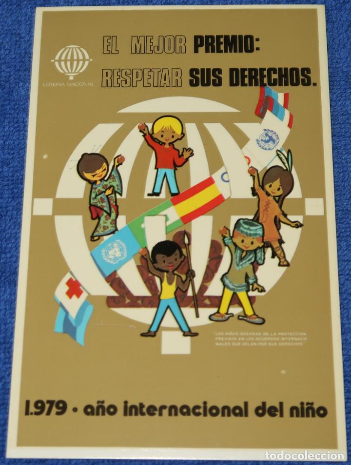 Postkarten: Loter&iacute;a Nacional - A&ntilde;o Internacional del Ni&ntilde;o (1979) &iexcl;Impecable!