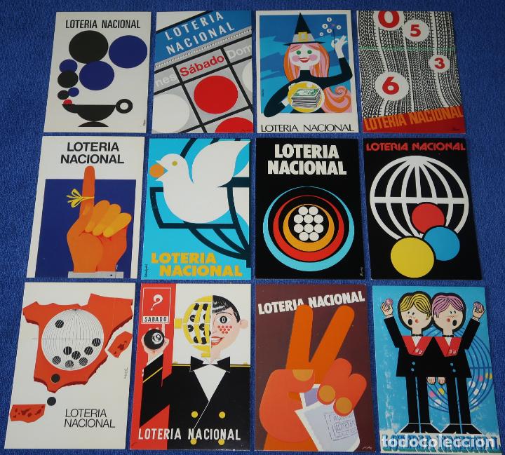 Postkarten: Loter&iacute;a Nacional - Serie I - Concurso de carteles (1979) &iexcl;Impecables!