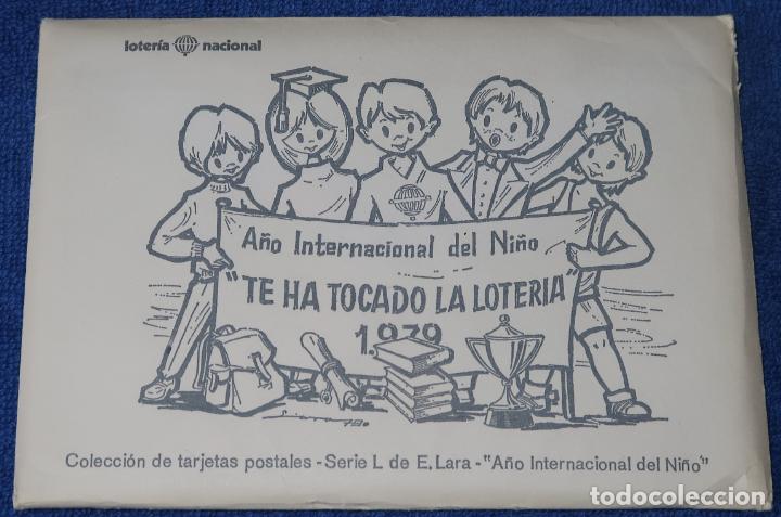 Postkarten: Loter&iacute;a Nacional - Serie L - A&ntilde;o Internacional del Ni&ntilde;o - E. de Lara (1979) &iexcl;Impecables!