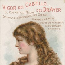 Postales: EL VIGOR DEL CABELLO DEL DR. AYER - LOWELL, MASS., E.U.A. - 133X80MM