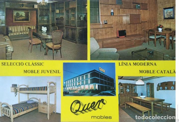 Postkarten: Muebles Quer. Dorso con publicidad. Nueva. Color