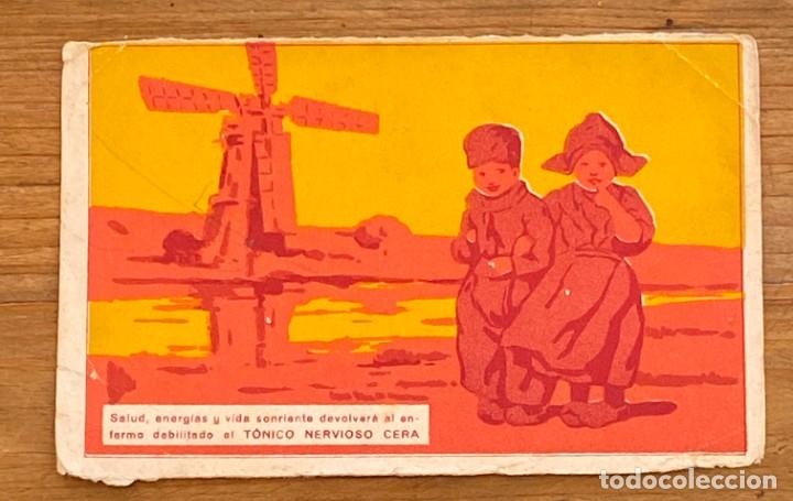 Postkarten: POSTAL DE PUBLICIDAD DEL TONICO NERVIOSO CERA, NO CIRCULADA.