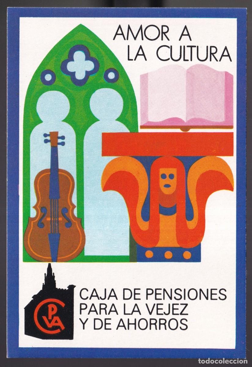 Cartes Postales: Caja de Pensiones para la Vejez y el Ahorros. *Amor a la Cultura* Nueva.