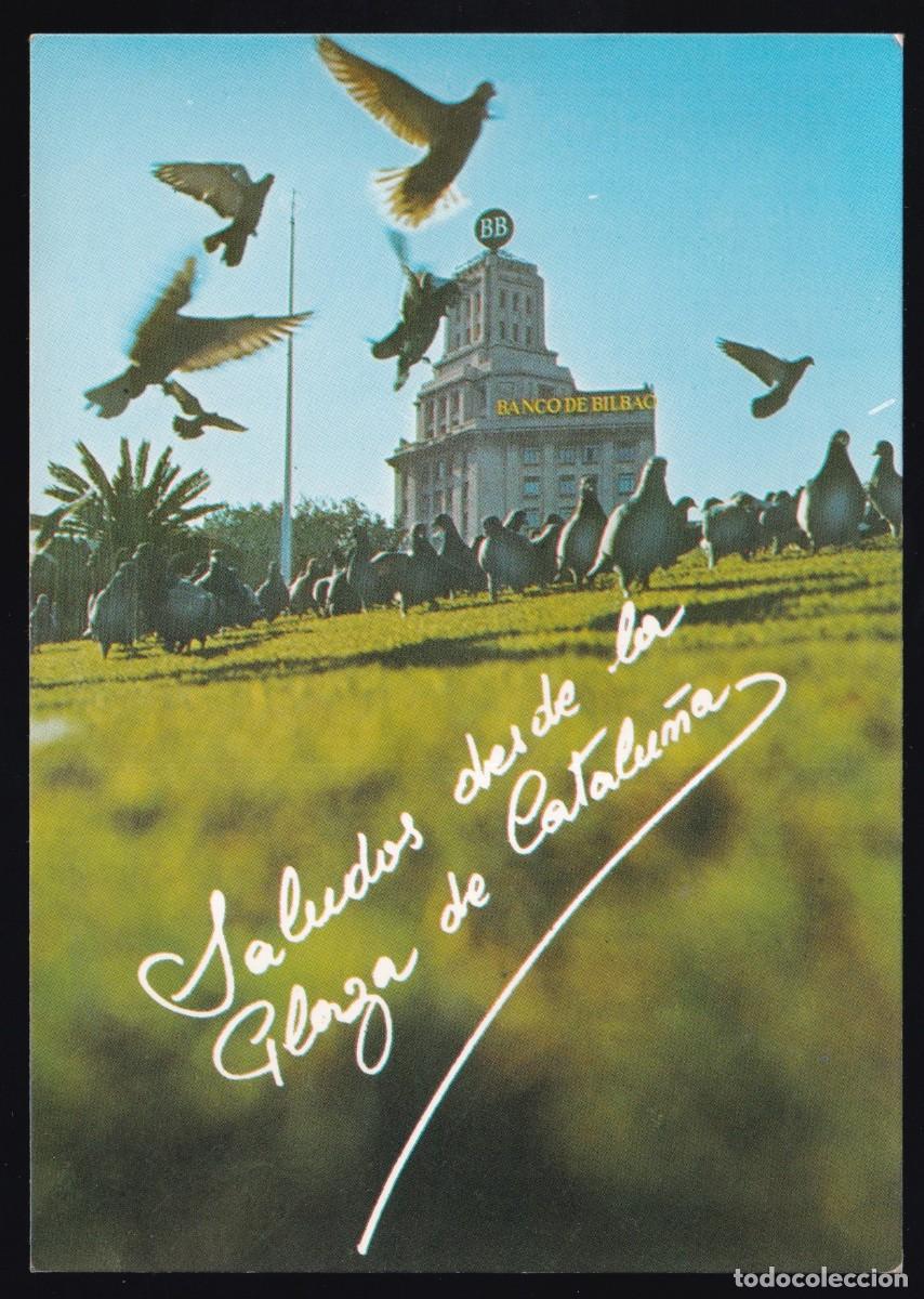 Cartes Postales: Barcelona. *Edificio Banco Bilbao. Pl. Catalu&ntilde;a* Nueva.