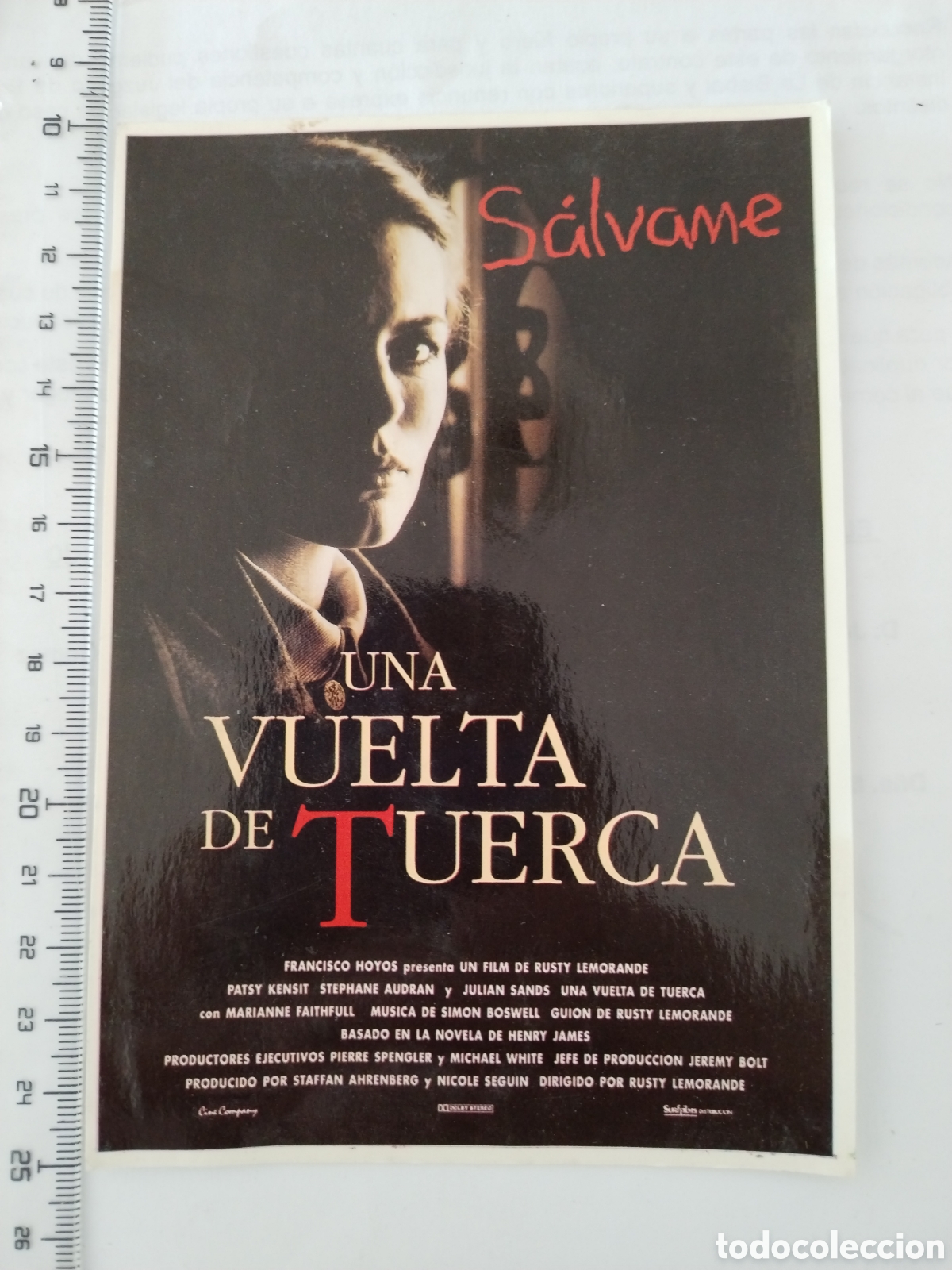Postales: Tarjeta postal una vuelta de tuerca patsy kensit n&uacute;mero 641 - Foto 1