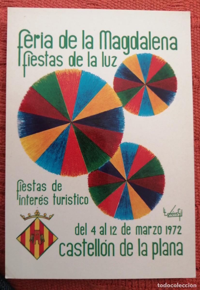 Postales: Castell&oacute;n 1972. Feria de la magdalena