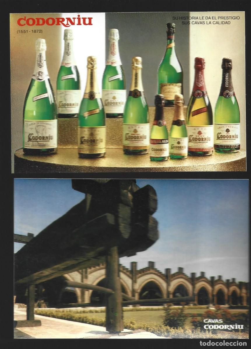 Postales: 1 lote 8 de postales cavas codorniu antiguas - Foto 3