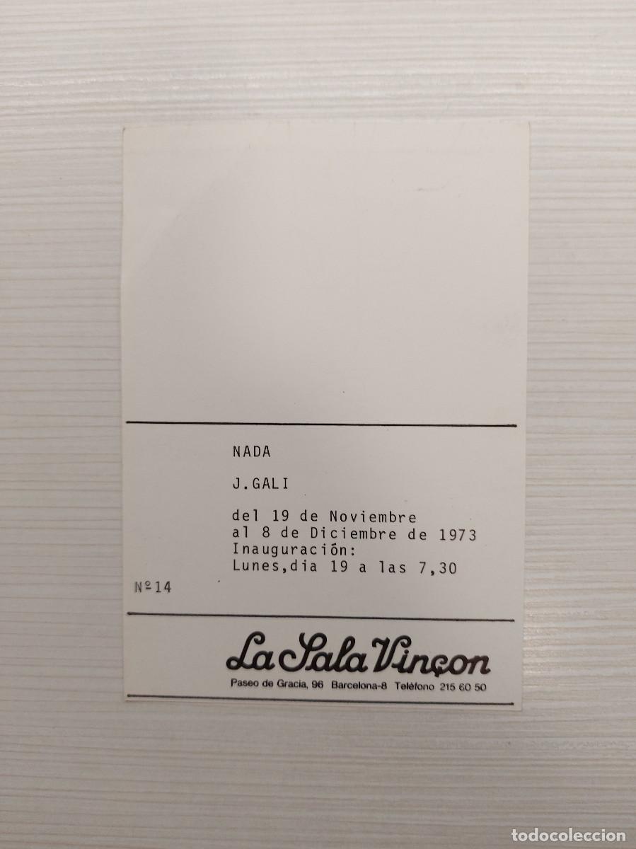 Postales: VIN&Ccedil;ON, POSTAL N&Uacute;M 14, J. GAL&Iacute;, 1973 - Foto 2