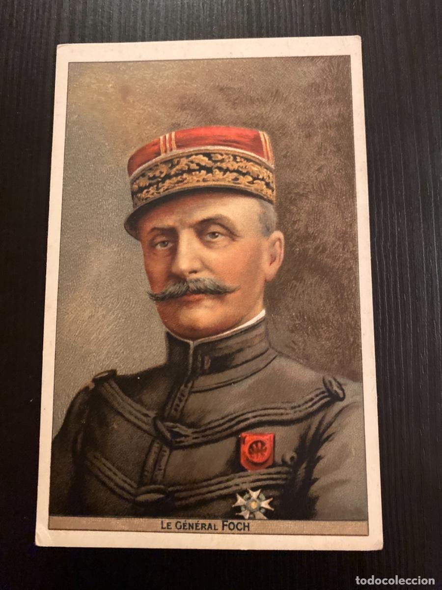 Postales: Publicidad Tarjeta militar tabural terkal monal Le general Foch