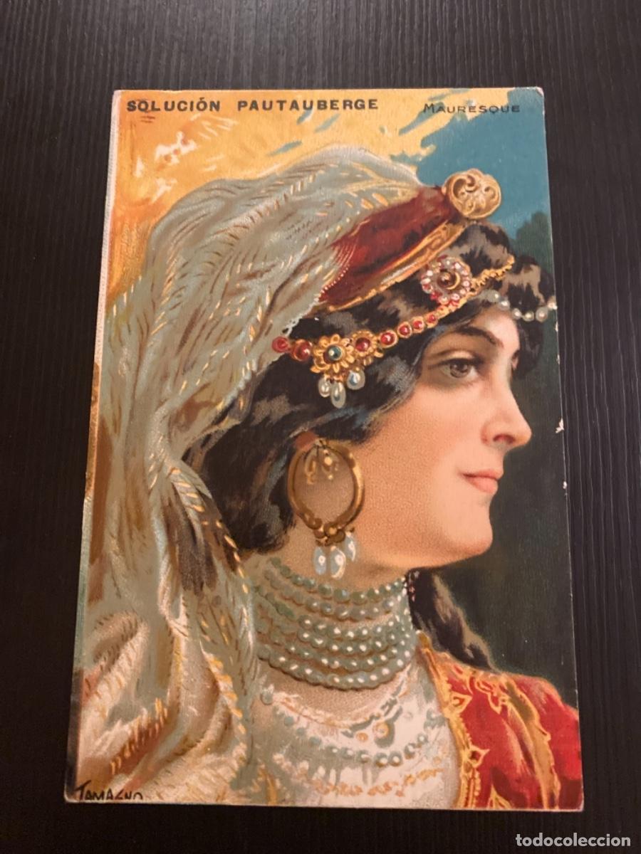 Postales: Publicidad Tarjeta mujeres paises solucion Pautauberge mauresque Marruecos