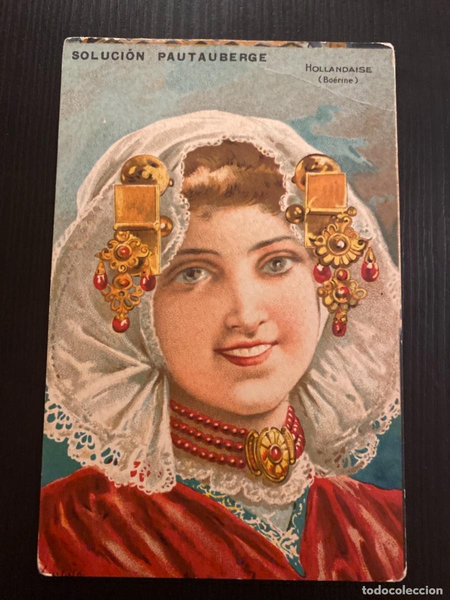 Postales: Publicidad Tarjeta mujeres paises solucion Pautauberge hollandaise Boerine