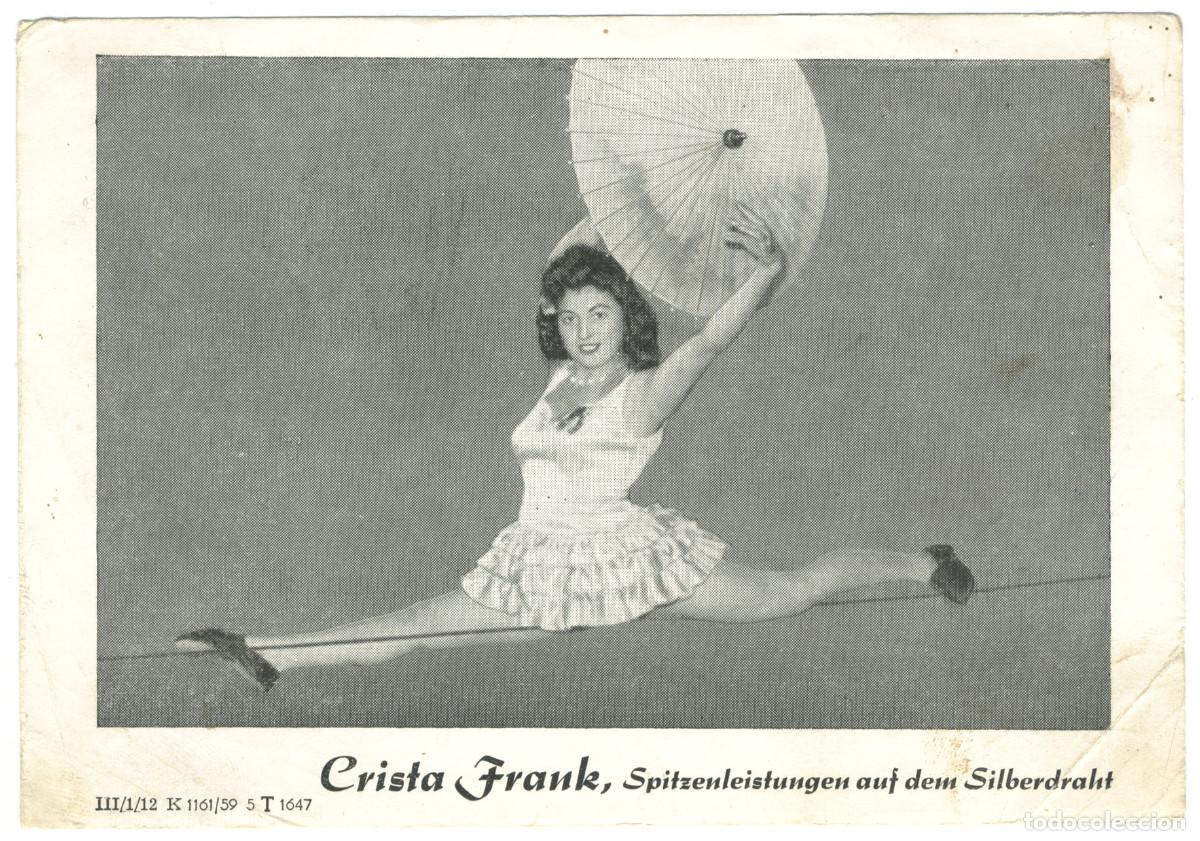 Postales: Crista Frank. Spitzenleistungen auf dem Silberdraht_Circo Equilibristas