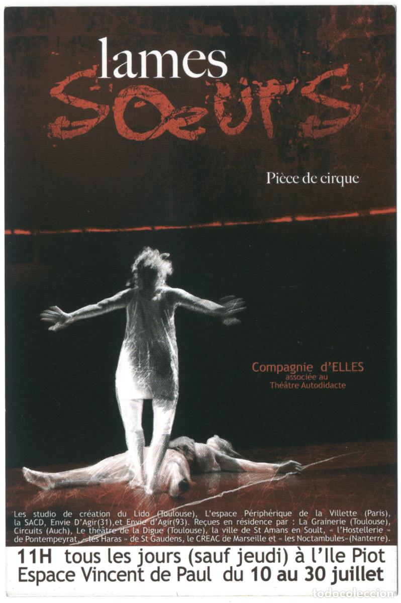 Postais: Lames soeurs, de Ya&euml;lle Antoine; dir. Paola Rizza (cie d'Elles. 2008)_Circo