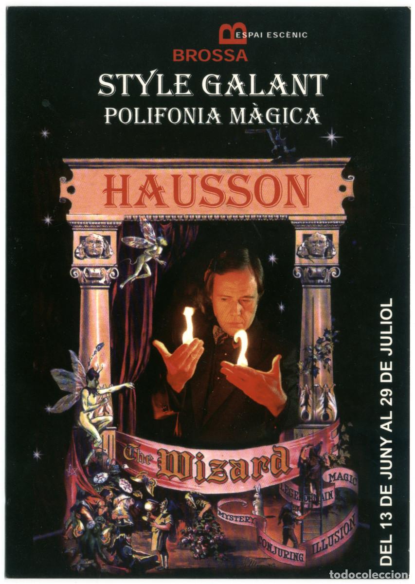 Postais: Hausson, the Wizard. Circo Ilusionismo