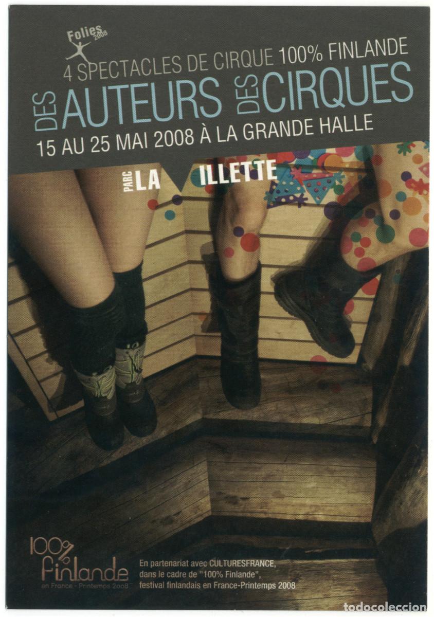 Postais: Des Auteurs, des cirques 100% Finlande (2008)_Circo Finlandia
