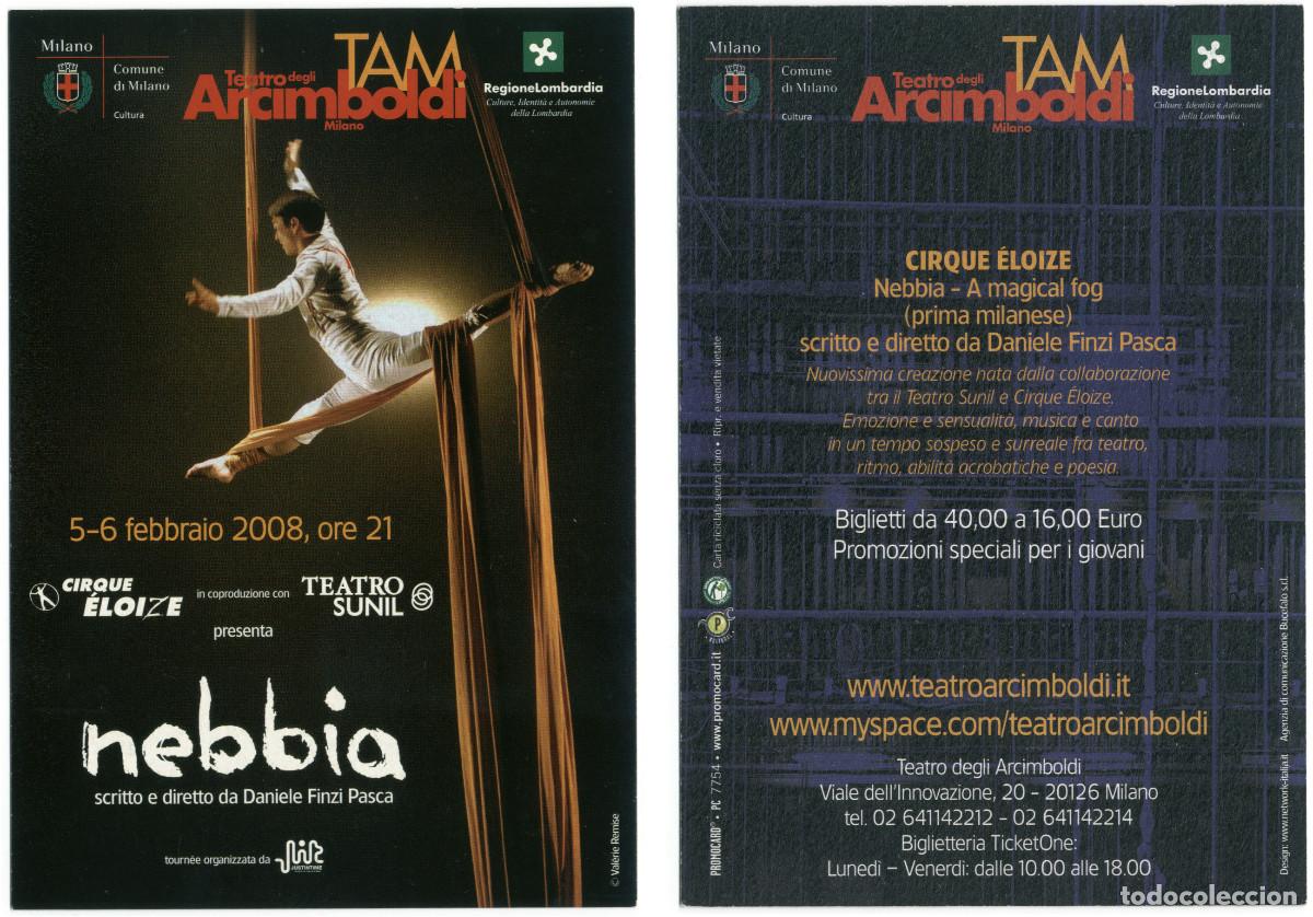 Postais: Cique &Eacute;loize's Nebbia (Teatro degli Arcimboldi. Milano)_Acrobacia