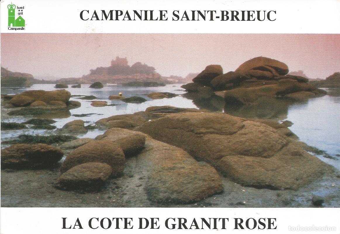 Postais: [POSTAL PUBLICITARIA] Campanile Saint-Brieuc. La C&ocirc;te de Granit rose (sin circular)
