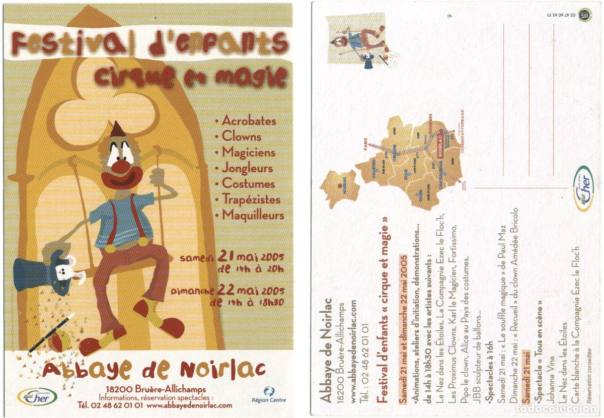 Cartoline: Festival d'Enfants. Cirque en Magie (Abbaye de Noirlac. 2005)_Cartcom