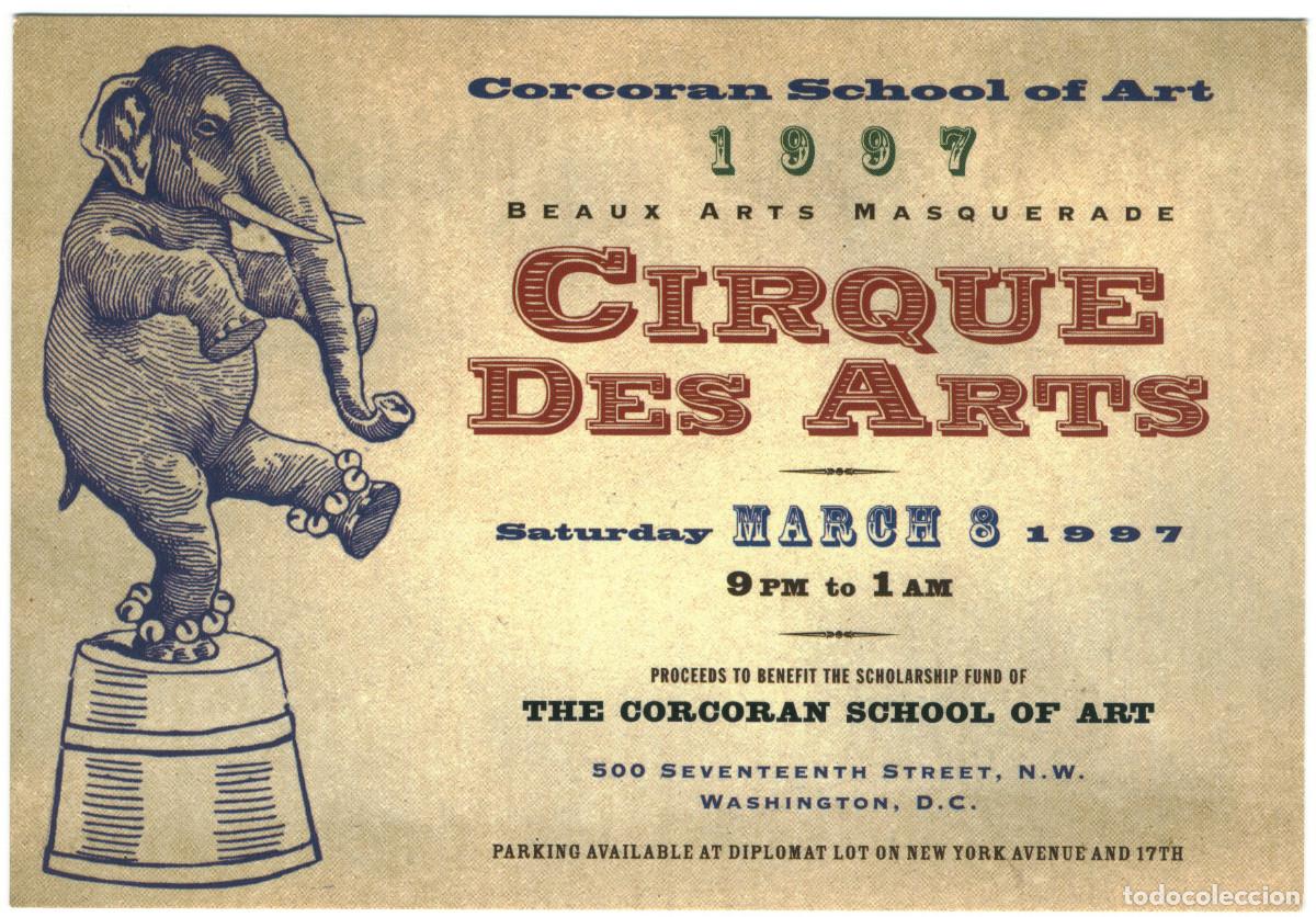 Postcards: Beaux Arts Masquerade's 'Cirque des Arts' (1997)_GoCard